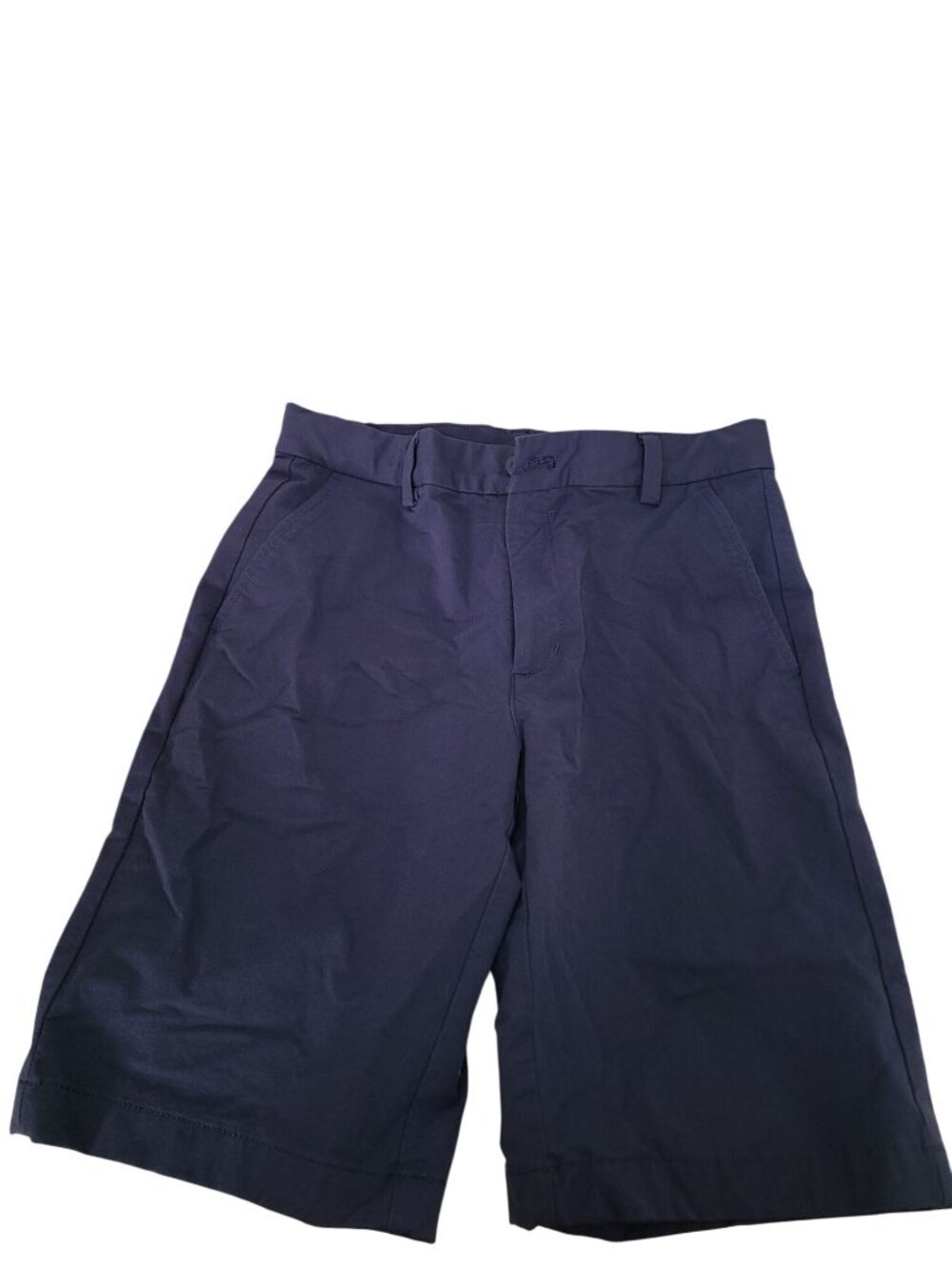 Vineyard Vines Womens Navy Performance Stretch Shorts Size 14 With Button Closur